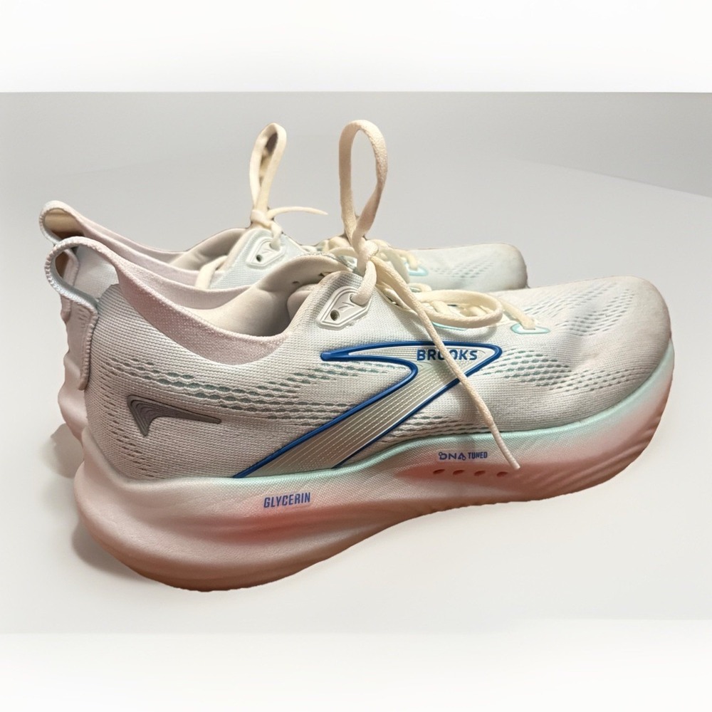 Brooks Glycerin 21 1204341B110 Athletic Sneaker Women's 9.5 White Mesh Running - Picture 9 of 9
